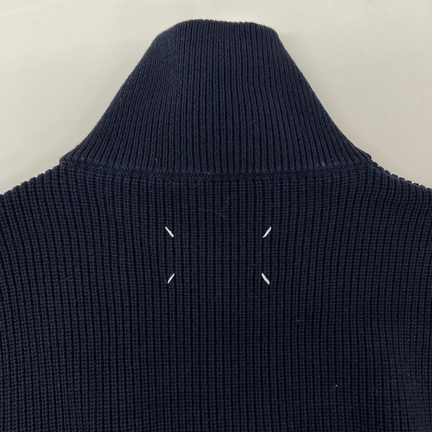 Maison margiela メゾンマルジェラ 4 14【国内正規/23AW】SI1HA0013 S17781 コットンｘウール 7ゲージ ドライバーズ ニットジャケット ジャケット