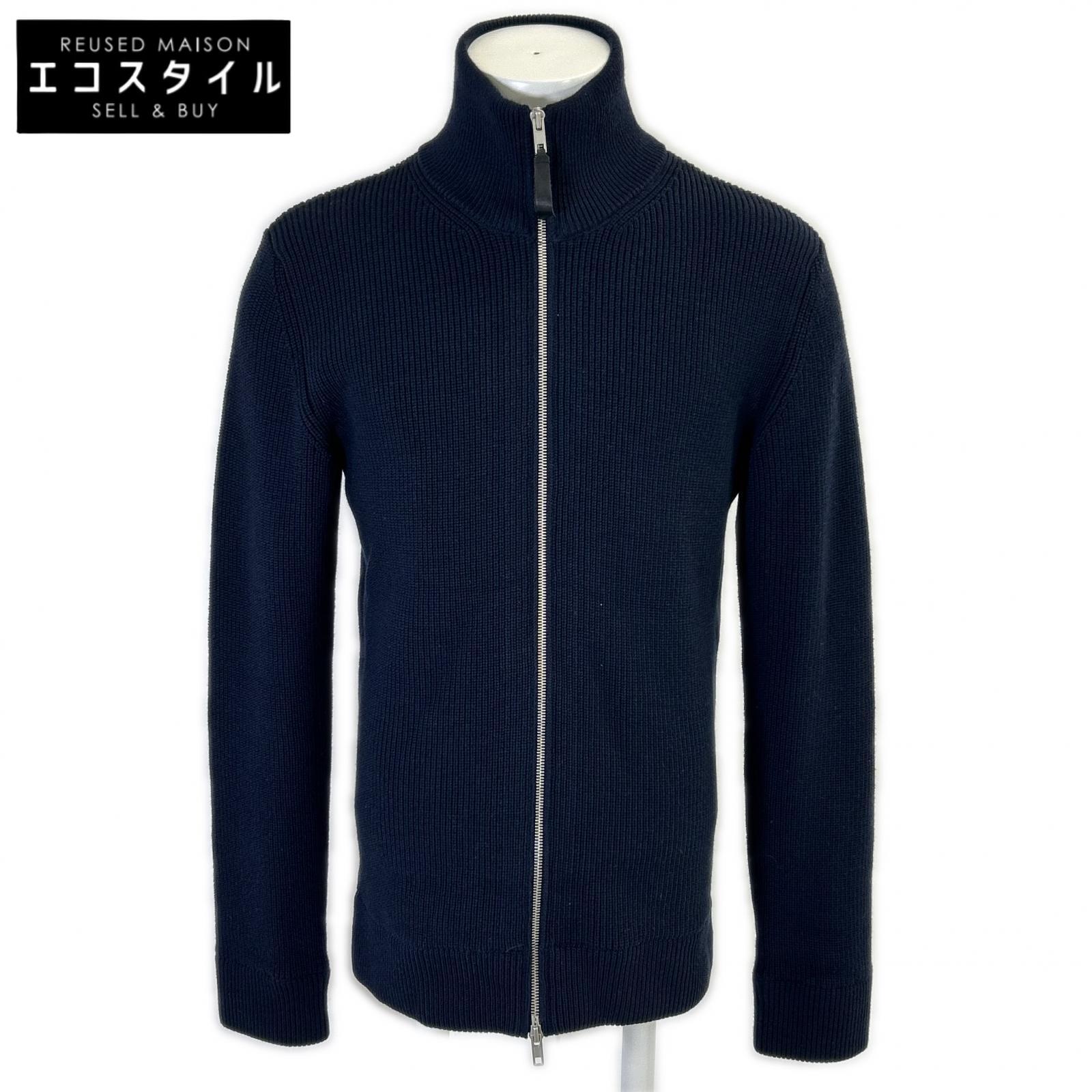 Maison margiela メゾンマルジェラ 4 14【国内正規/23AW】SI1HA0013 S17781 コットンｘウール 7ゲージ ドライバーズ ニットジャケット ジャケット