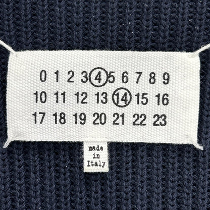 Maison margiela メゾンマルジェラ 4 14【国内正規/23AW】SI1HA0013 S17781 コットンｘウール 7ゲージ ドライバーズ ニットジャケット ジャケット