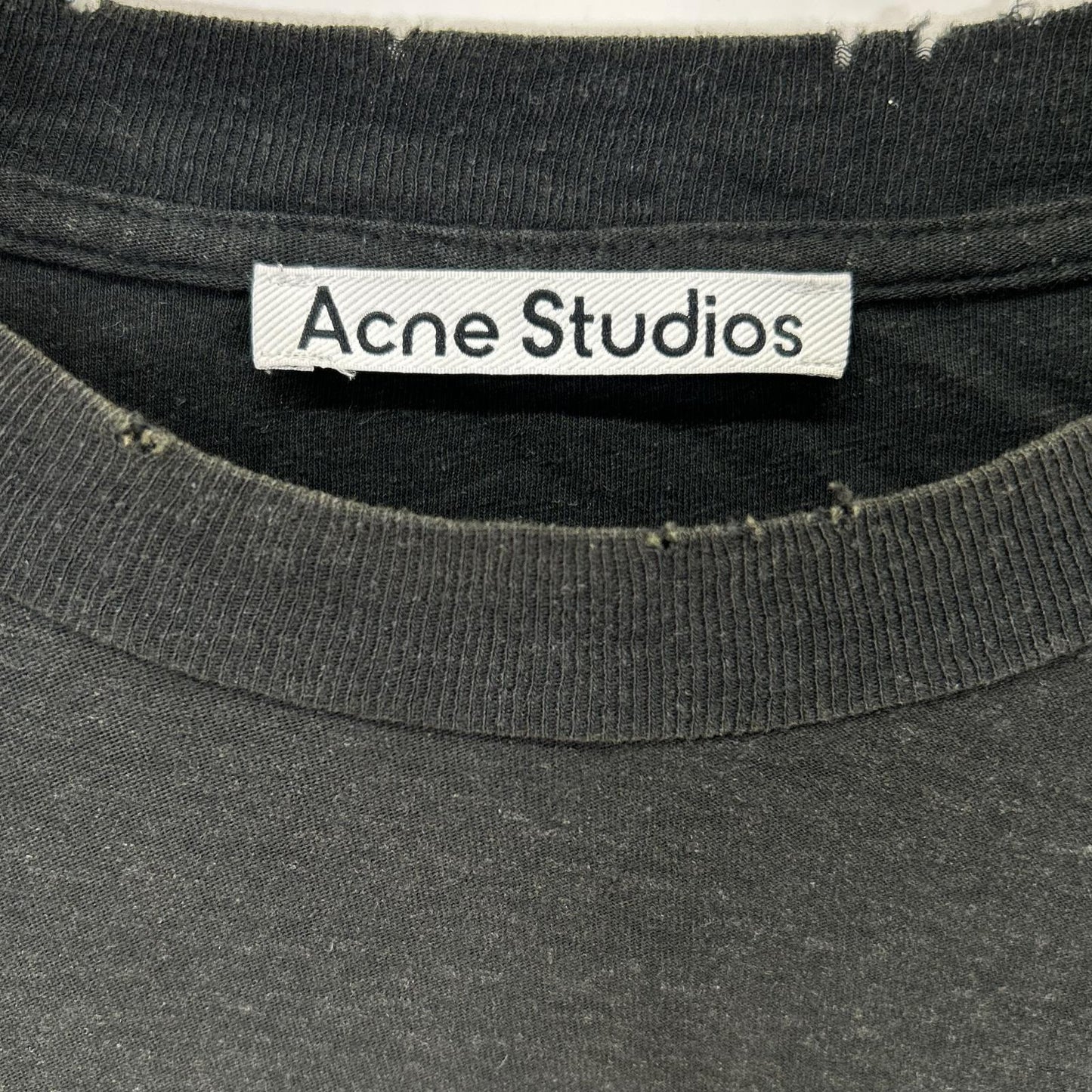 ACNE STUDIOS アクネ ストゥディオズ FN-UX-TSHI000237 フェード加工 長袖Tシャツ トップス