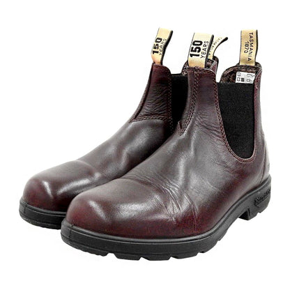 BLUNDSTONE ブランドストーン 美品 レザー サイドゴアブーツ メンズ オーバーン ブラウン BS150121 DM06 150周年記念 シューズ