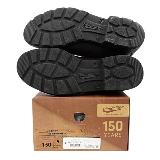 BLUNDSTONE ブランドストーン 美品 レザー サイドゴアブーツ メンズ オーバーン ブラウン BS150121 DM06 150周年記念 シューズ