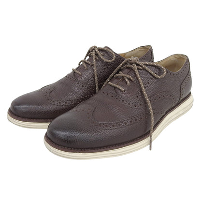 COLE HAAN コールハーン 美品 オリジナル グランド ウィングチップシューズ メンズ レザー ブラウン 10 C13762 シューズ