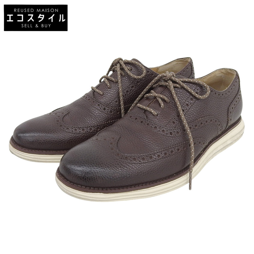 COLE HAAN コールハーン 美品 オリジナル グランド ウィングチップシューズ メンズ レザー ブラウン 10 C13762 シューズ