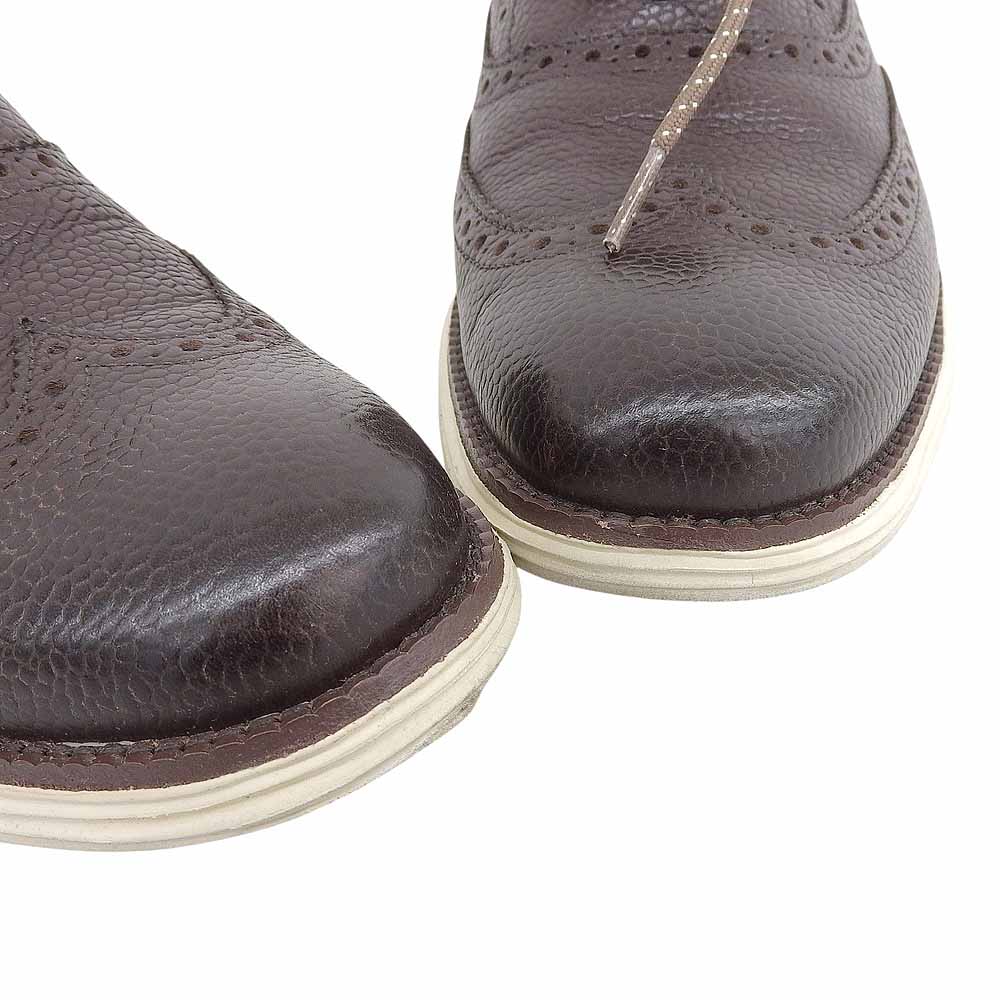 COLE HAAN コールハーン 美品 オリジナル グランド ウィングチップシューズ メンズ レザー ブラウン 10 C13762 シューズ