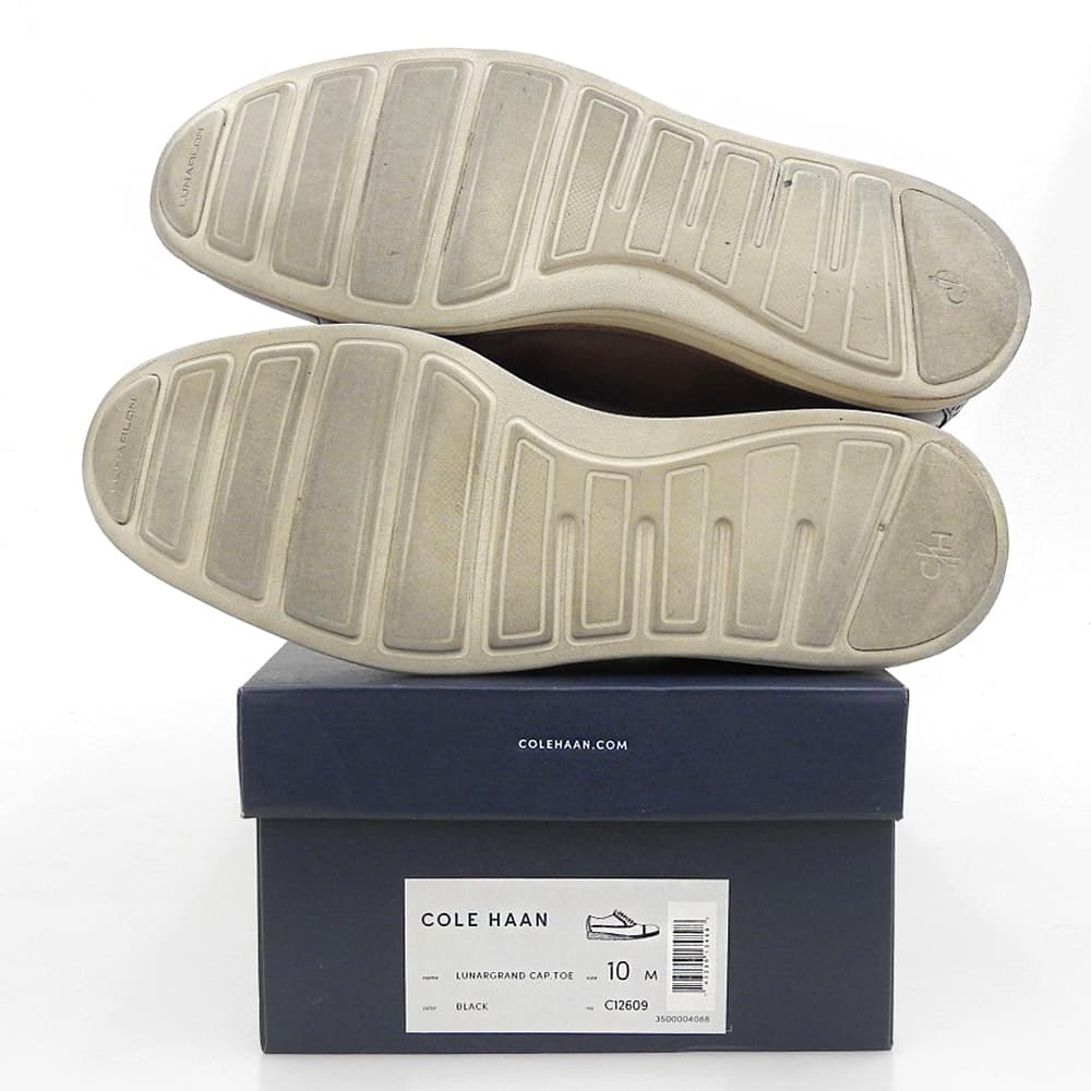 COLE HAAN コールハーン 美品 ルナグランド シューズ メンズ レザー ブラウン 9.5 C12609 シューズ