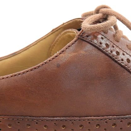 COLE HAAN コールハーン 美品 ルナグランド シューズ メンズ レザー ブラウン 9.5 C12609 シューズ