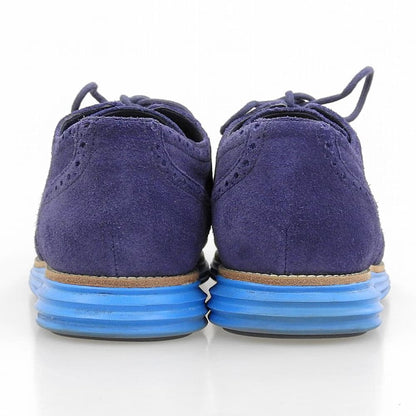COLE HAAN コールハーン 美品 ルナグランド ウィングチップシューズ メンズ スエード ネイビー 10 C11096 シューズ