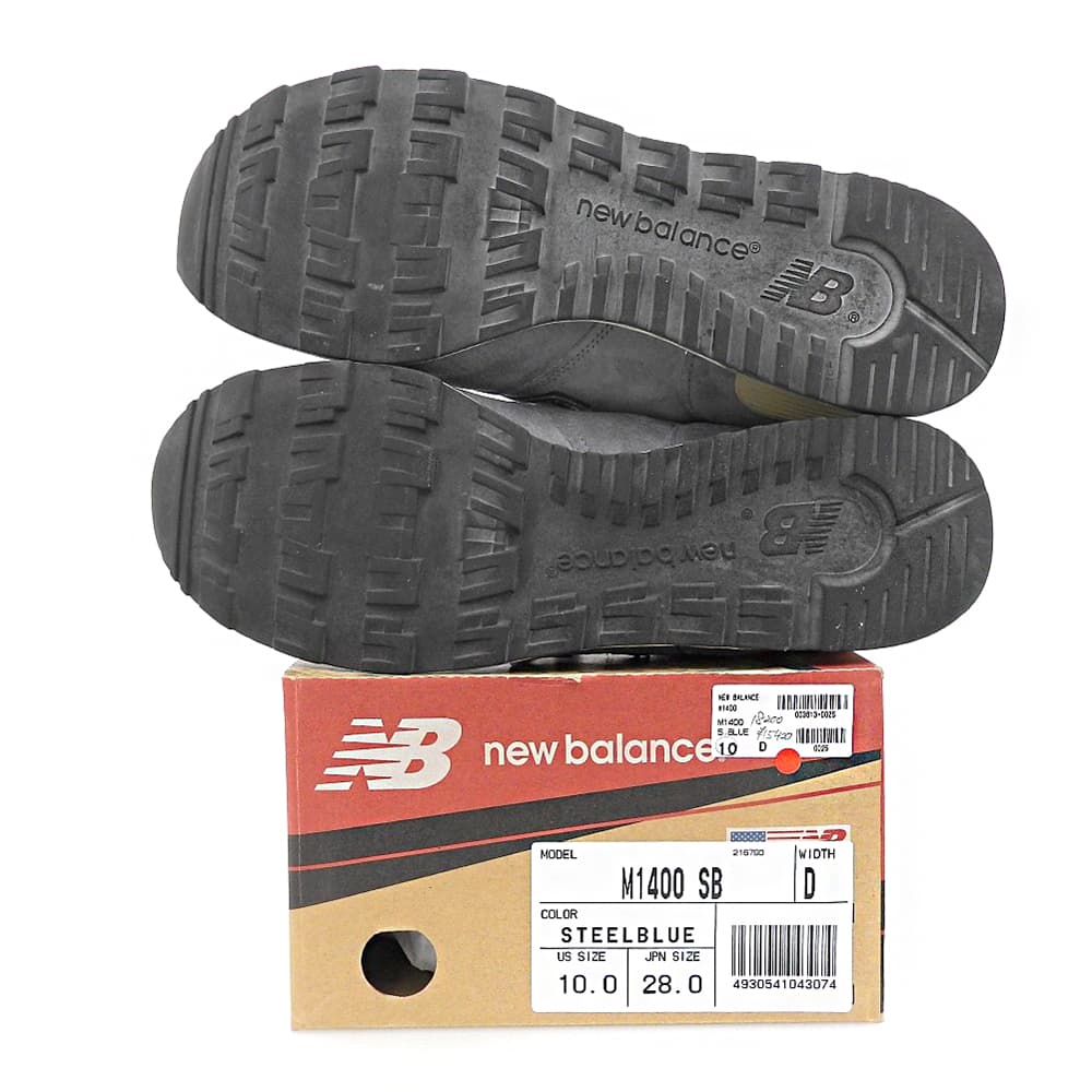 NEW BALANCE ニューバランス スニーカー シューズ メンズ スエード グレー 28cm M1400SB USA製 シューズ