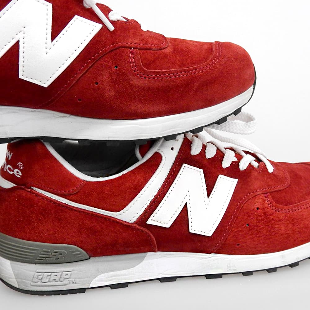 NEW BALANCE ニューバランス UK製 スエード スニーカー シューズ メンズ レッド 28cm M576RGS シューズ