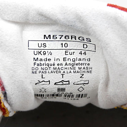 NEW BALANCE ニューバランス UK製 スエード スニーカー シューズ メンズ レッド 28cm M576RGS シューズ