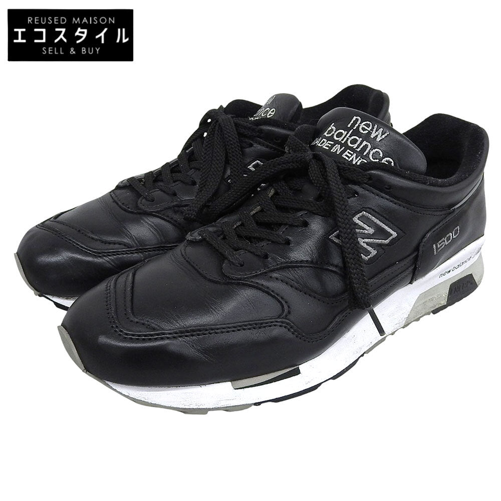 NEW BALANCE ニューバランス レザー スニーカー シューズ メンズ ブラック 28.5cm M1500BK UK製 シューズ