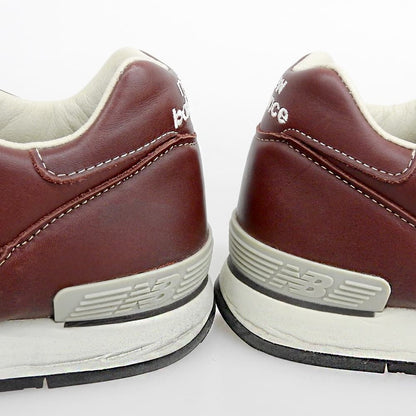 NEW BALANCE ニューバランス 美品 UK製 レザー スニーカー シューズ メンズ ブラウン 28.5cm M670BRN シューズ