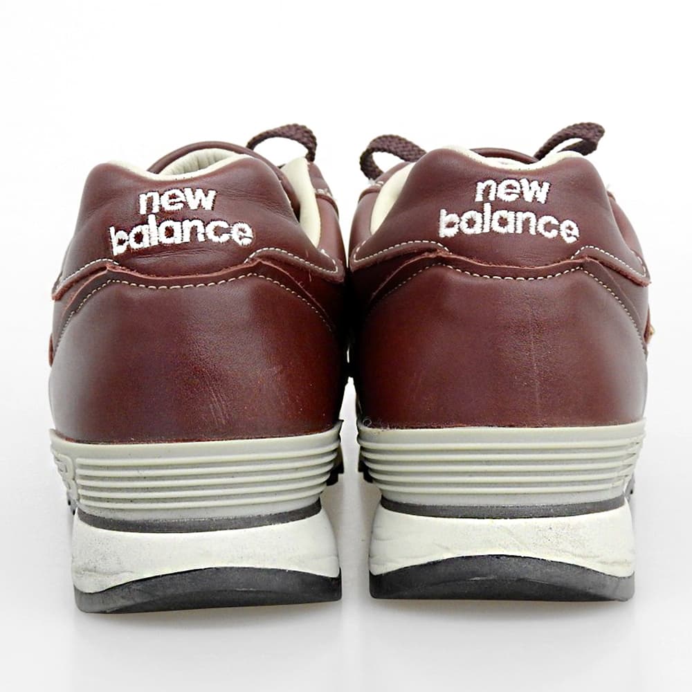 NEW BALANCE ニューバランス 美品 UK製 レザー スニーカー シューズ メンズ ブラウン 28.5cm M670BRN シューズ