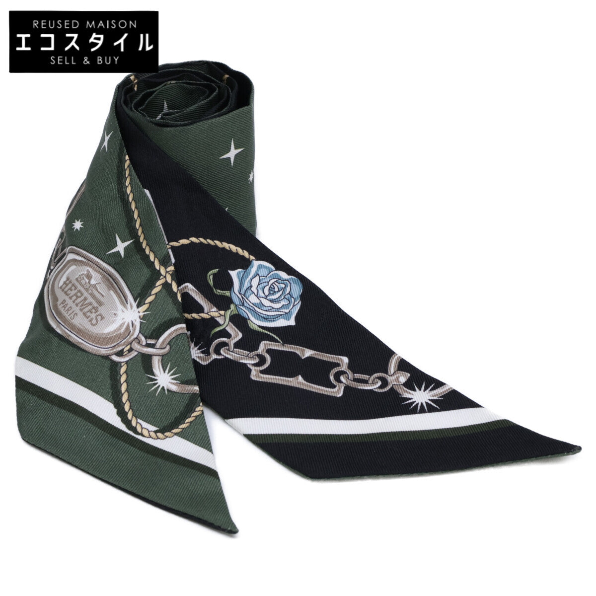 HERMES エルメス H062743S 07 セ・ラ・フェット シルク ツイリー スカーフ