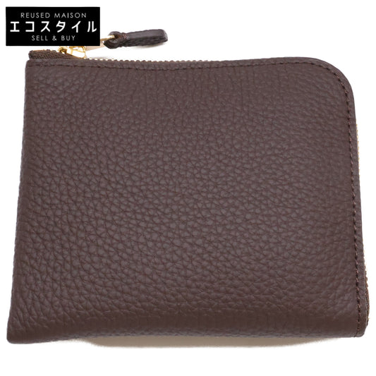 OHBA Ohba Leather Goods 【Like new】0051-3-GMS German shrink calf L-zip billfold, multi-case, coin case