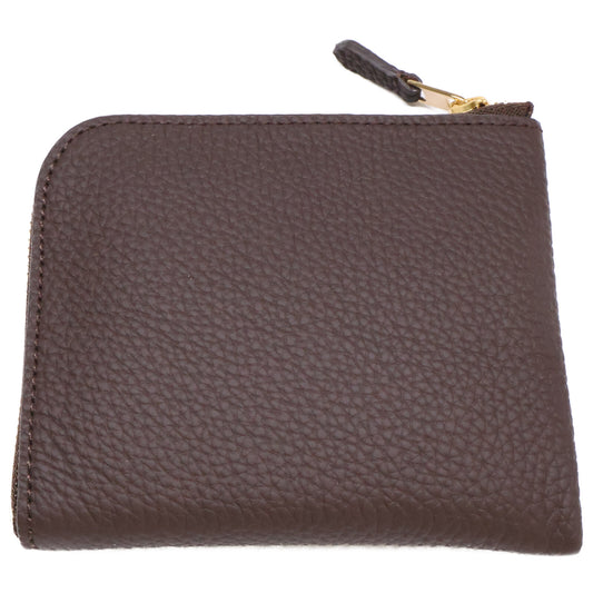 OHBA Ohba Leather Goods 【Like new】0051-3-GMS German shrink calf L-zip billfold, multi-case, coin case