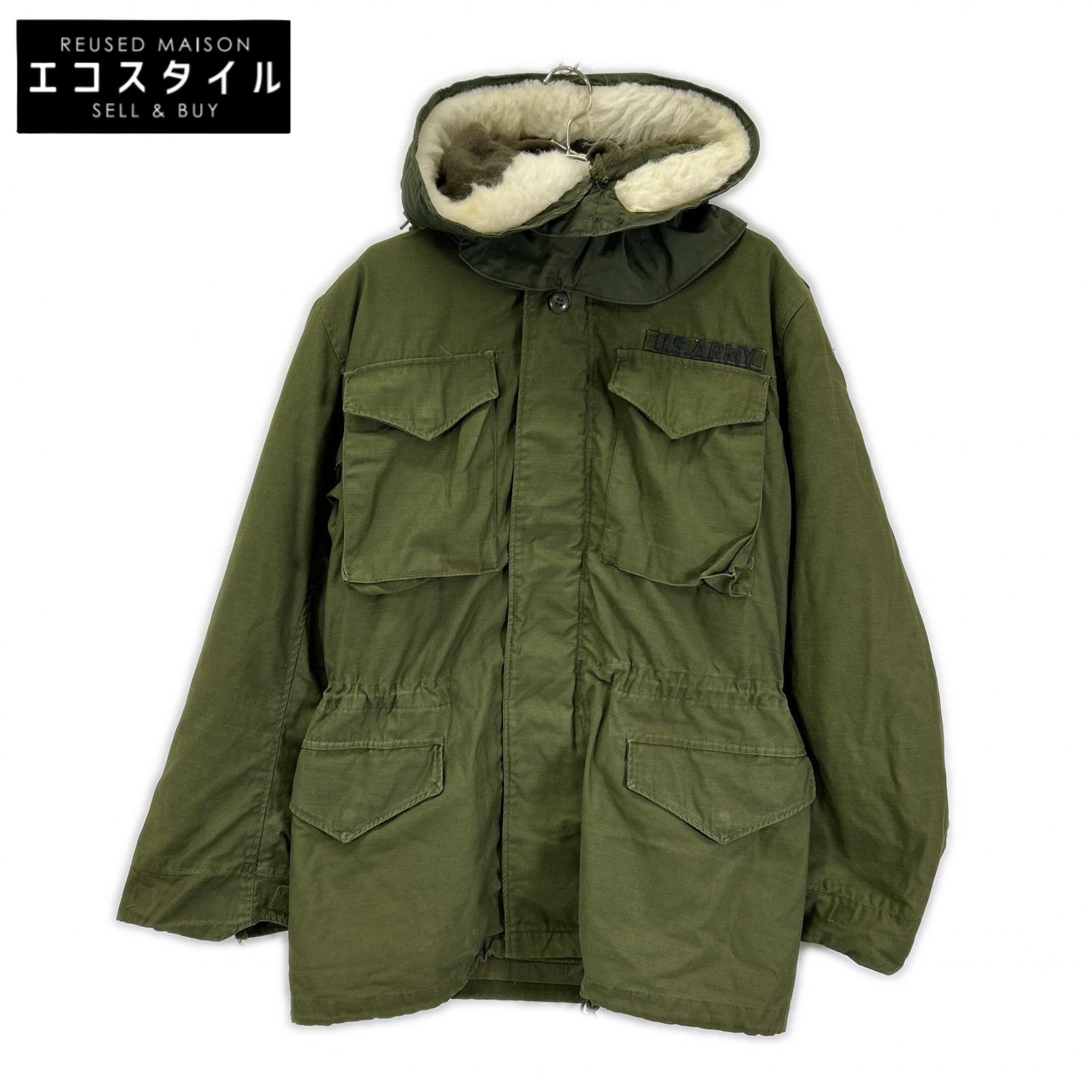 MILITARY ミリタリー 67年製 カーキ 袖マチ アルミジップ M-65フィールドジャケット フルセット S-L MILITARY ミリタリー 67年製 カーキ 袖マチ アルミジップ M-65