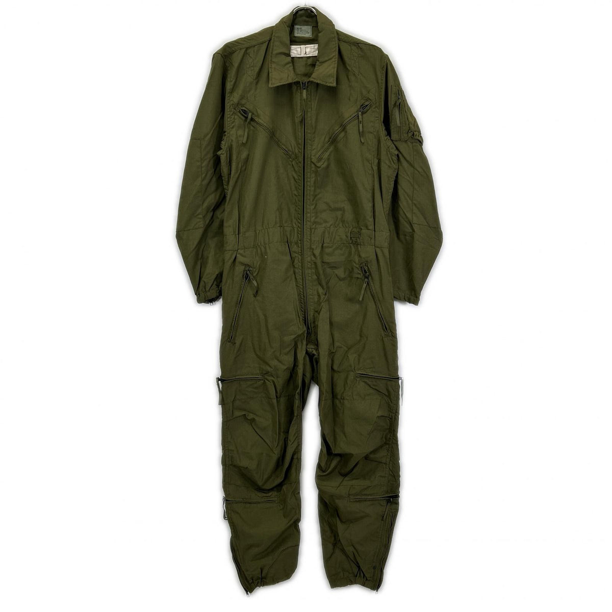 MILITARY S 85-made khaki tanker's all-in-one overalls