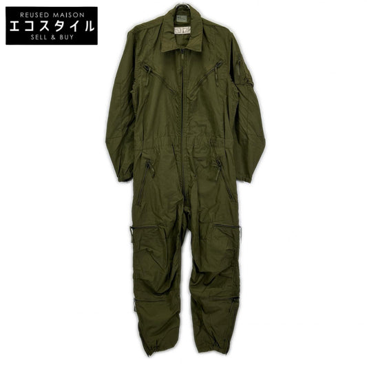 MILITARY ミリタリー 85年製 カーキ タンカ-ス オールインワン オーバーオール オールインワン