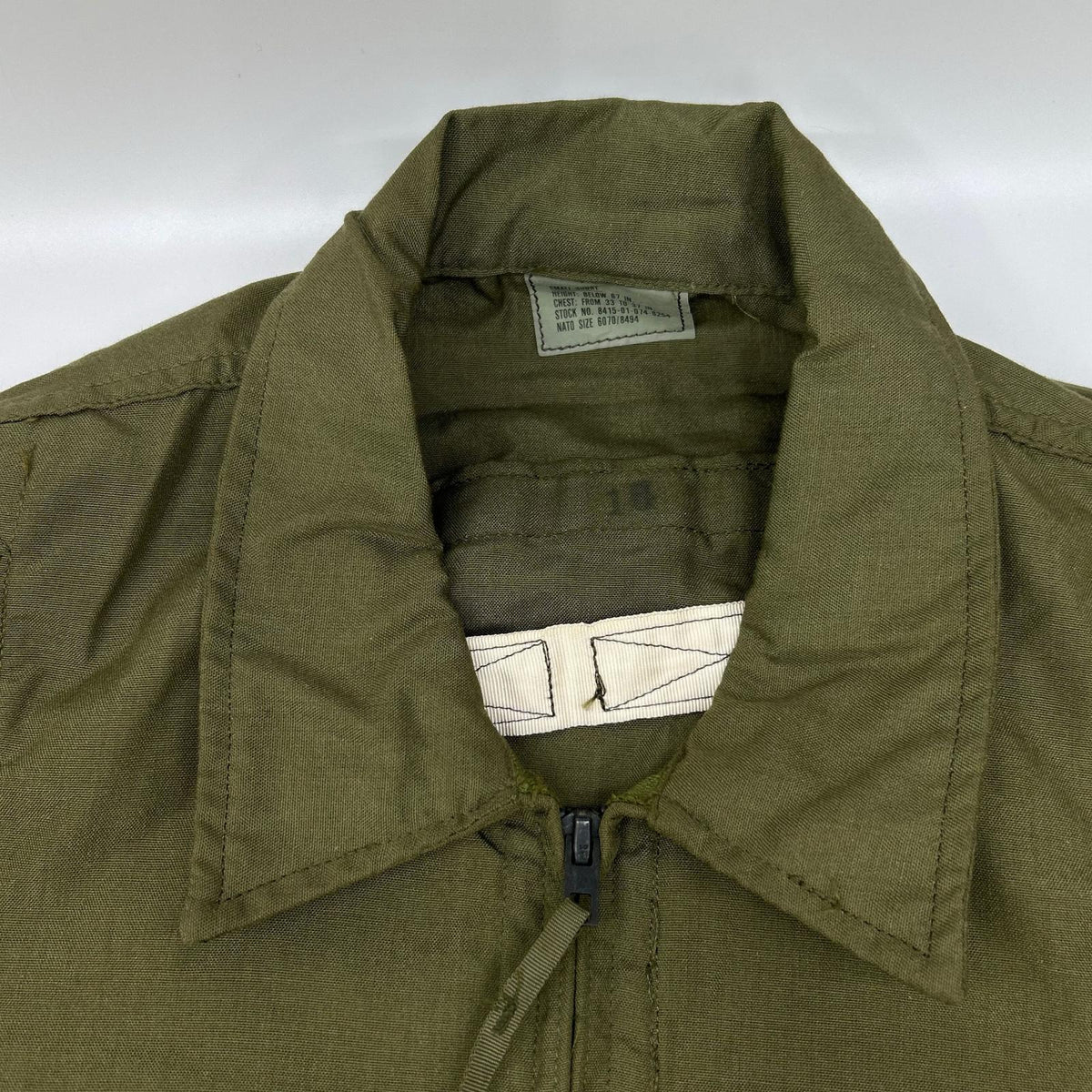 MILITARY S 85-made khaki tanker's all-in-one overalls