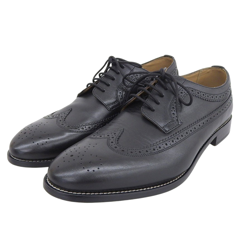 PaulSmith ポールスミス 美品 ウイングチップシューズ メンズ レザー ブラック 9 M2S CLN04 シューズ