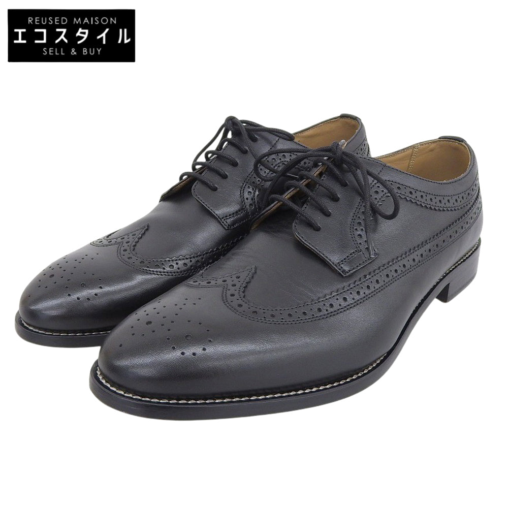 PaulSmith ポールスミス 美品 ウイングチップシューズ メンズ レザー ブラック 9 M2S CLN04 シューズ