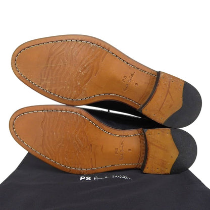PaulSmith ポールスミス 美品 ウイングチップシューズ メンズ レザー ブラック 9 M2S CLN04 シューズ