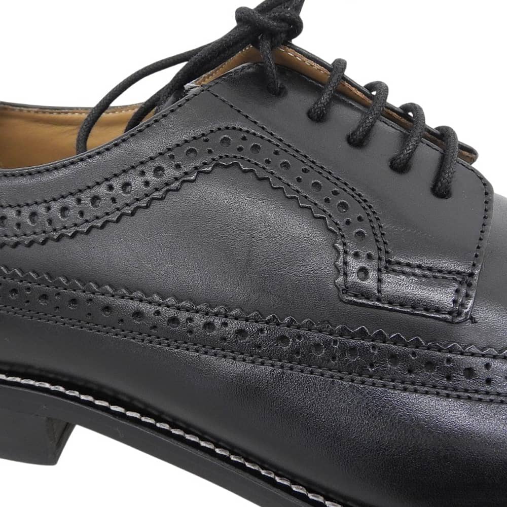 PaulSmith ポールスミス 美品 ウイングチップシューズ メンズ レザー ブラック 9 M2S CLN04 シューズ