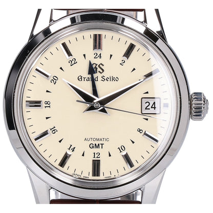 GrandSeiko グランドセイコー SBGM221 エレガンスコレクション GMT 革（クロコダイル）ベルト AT時計 腕時計