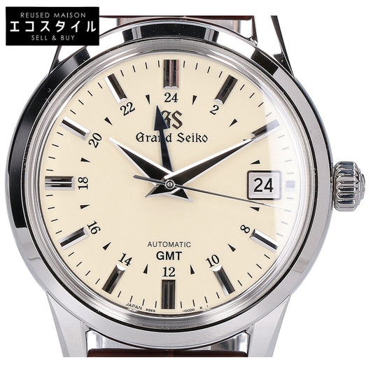 GrandSeiko グランドセイコー SBGM221 エレガンスコレクション GMT 革（クロコダイル）ベルト AT時計 腕時計