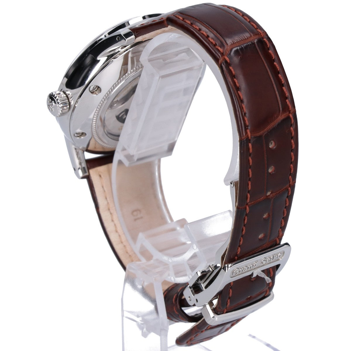GrandSeiko グランドセイコー SBGM221 エレガンスコレクション GMT 革（クロコダイル）ベルト AT時計 腕時計