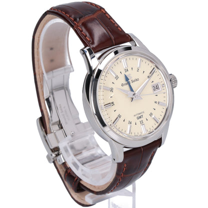 GrandSeiko グランドセイコー SBGM221 エレガンスコレクション GMT 革（クロコダイル）ベルト AT時計 腕時計
