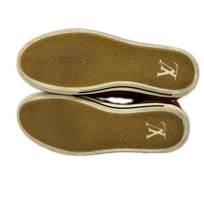 LOUIS VUITTON ルイヴィトン 【美品】ダミエ サイドジップ ローカット スニーカー シューズ