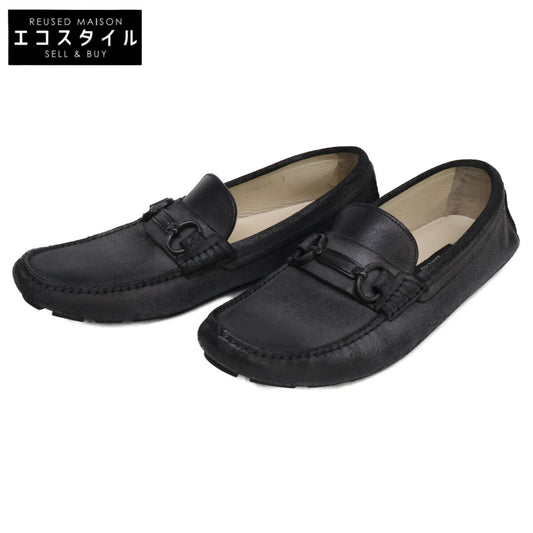 DOLCE&GABBANA ドルチェアンドガッバーナ 【美品】CA5601 レザー ドライビングシューズ シューズ