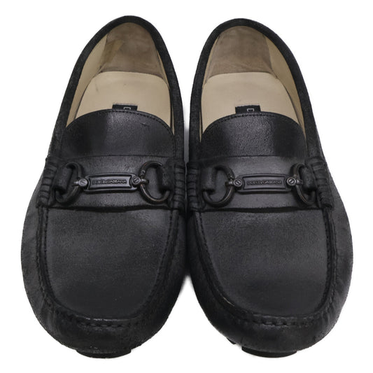 DOLCE&GABBANA ドルチェアンドガッバーナ 【美品】CA5601 レザー ドライビングシューズ シューズ