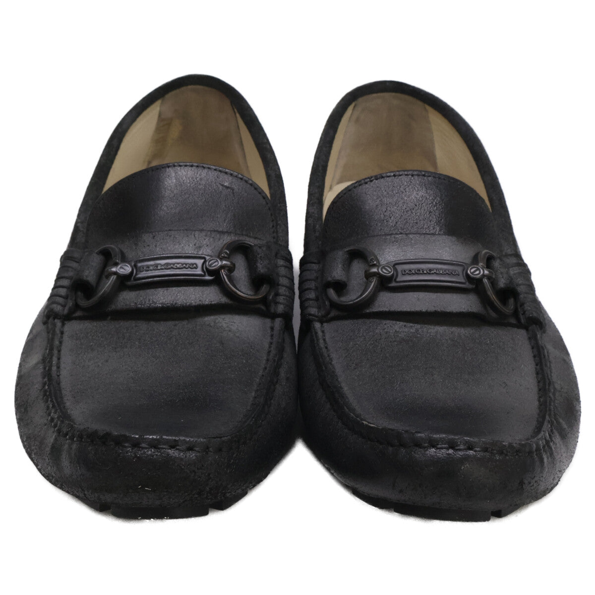DOLCE&GABBANA Dolce & Gabbana 【Excellent condition】CA5601 leather driving shoes