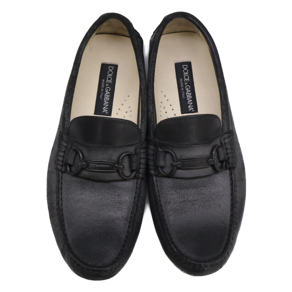 DOLCE&GABBANA Dolce & Gabbana 【Excellent condition】CA5601 leather driving shoes