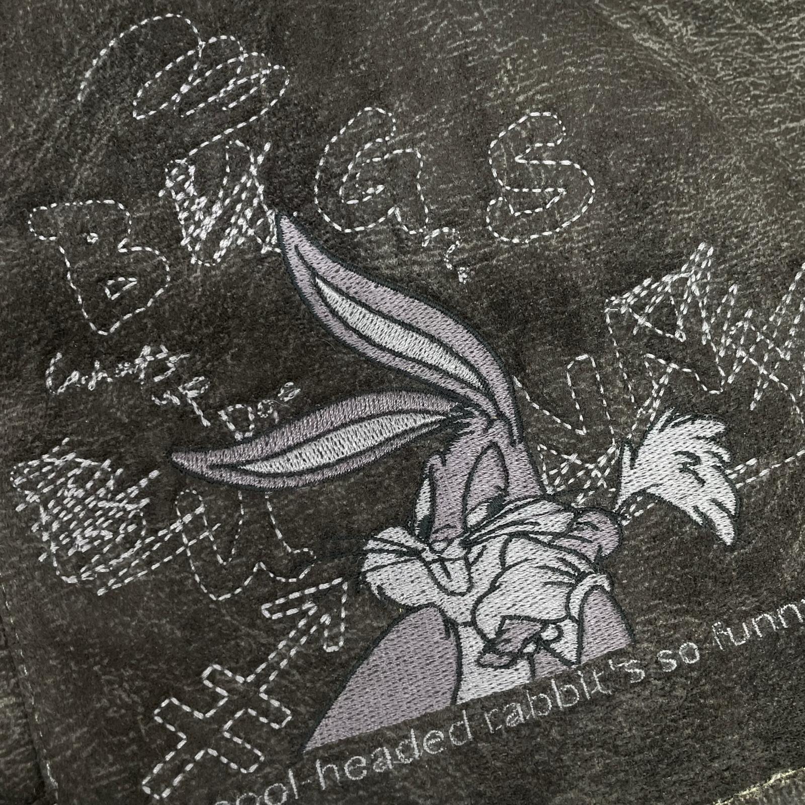 GREENCLUBS ブラック BUGS BUNNY ムートンベスト ベスト