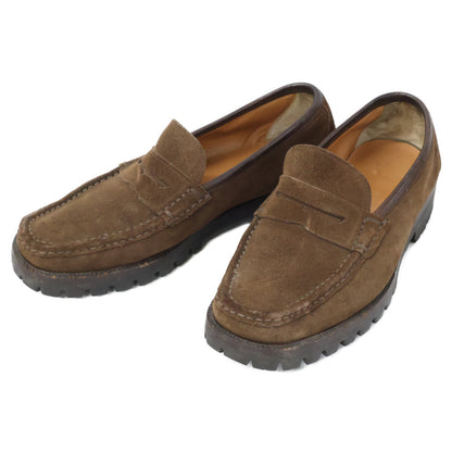SalvatoreFerragamo サルバトーレフェラガモ 32798 スエード コインローファー シューズ