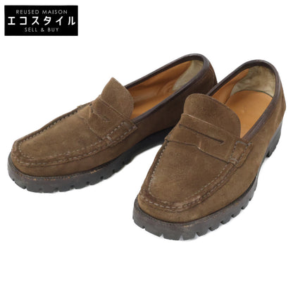 SalvatoreFerragamo サルバトーレフェラガモ 32798 スエード コインローファー シューズ