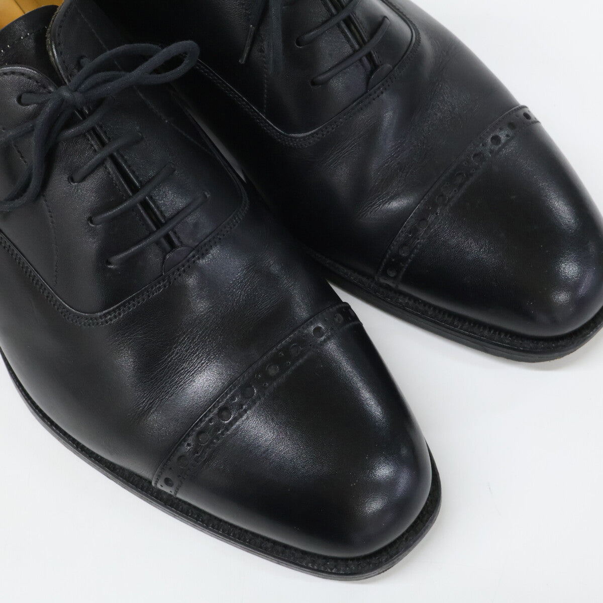GRENSON グレンソン 22377 パンチドキャップトゥ レザーシューズ シューズ