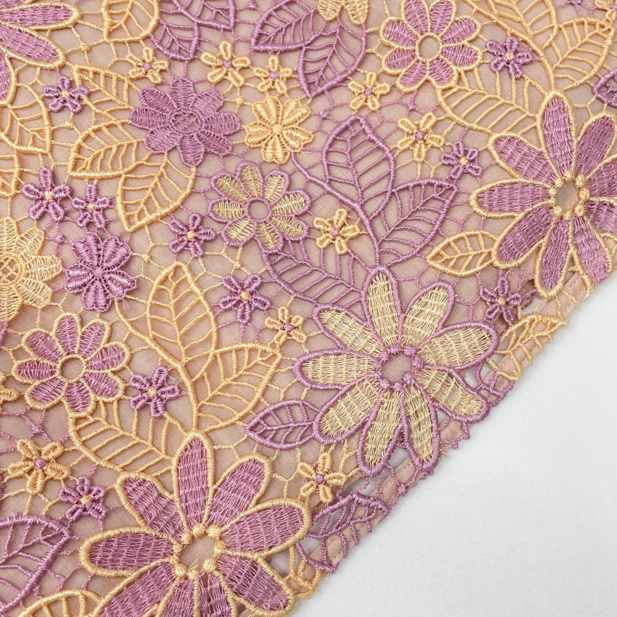TOCCA トッカ 457710 ピンク系 ショルダーリボン フラワー刺繍 ノースリーブワンピース ワンピース