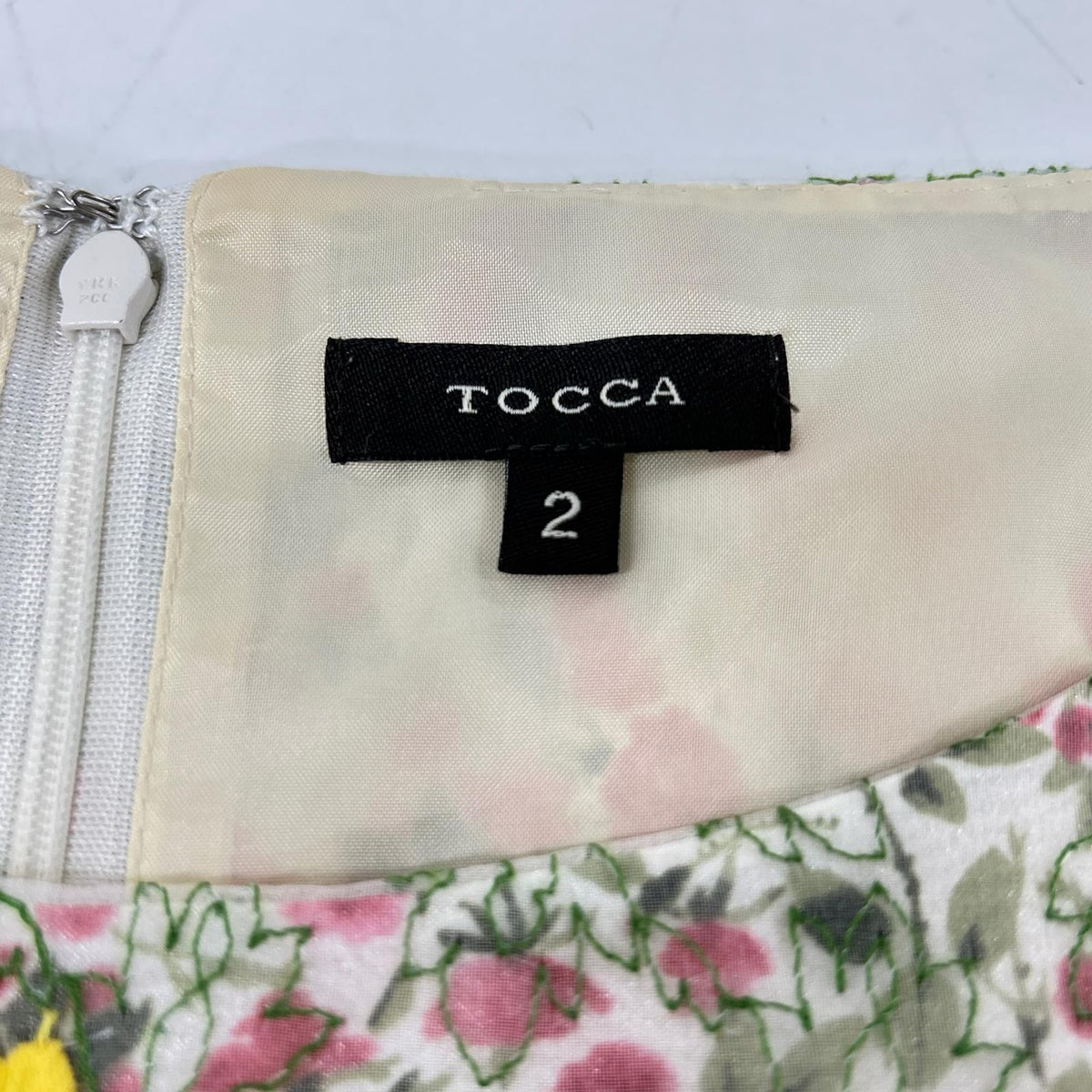 TOCCA トッカ 390712 グリーン系 レース刺繍 ワンピース ワンピース