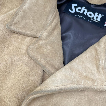 schott ショット 398 ブラウンベージュ スエード ウエスタンジャケット ジャケット