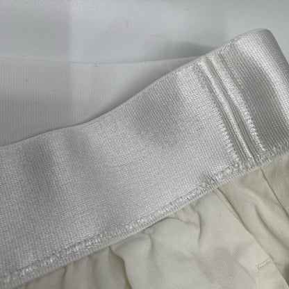 MUSE ミューズ 25年 ホワイト STRETCH TWILL タックパンツ ボトムス