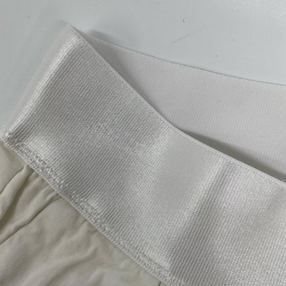 MUSE ミューズ 25年 ホワイト STRETCH TWILL タックパンツ ボトムス