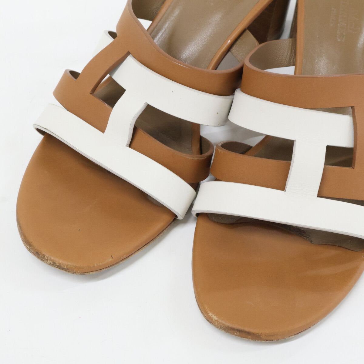 HERMES エルメス アミカ レザー サンダル シューズ