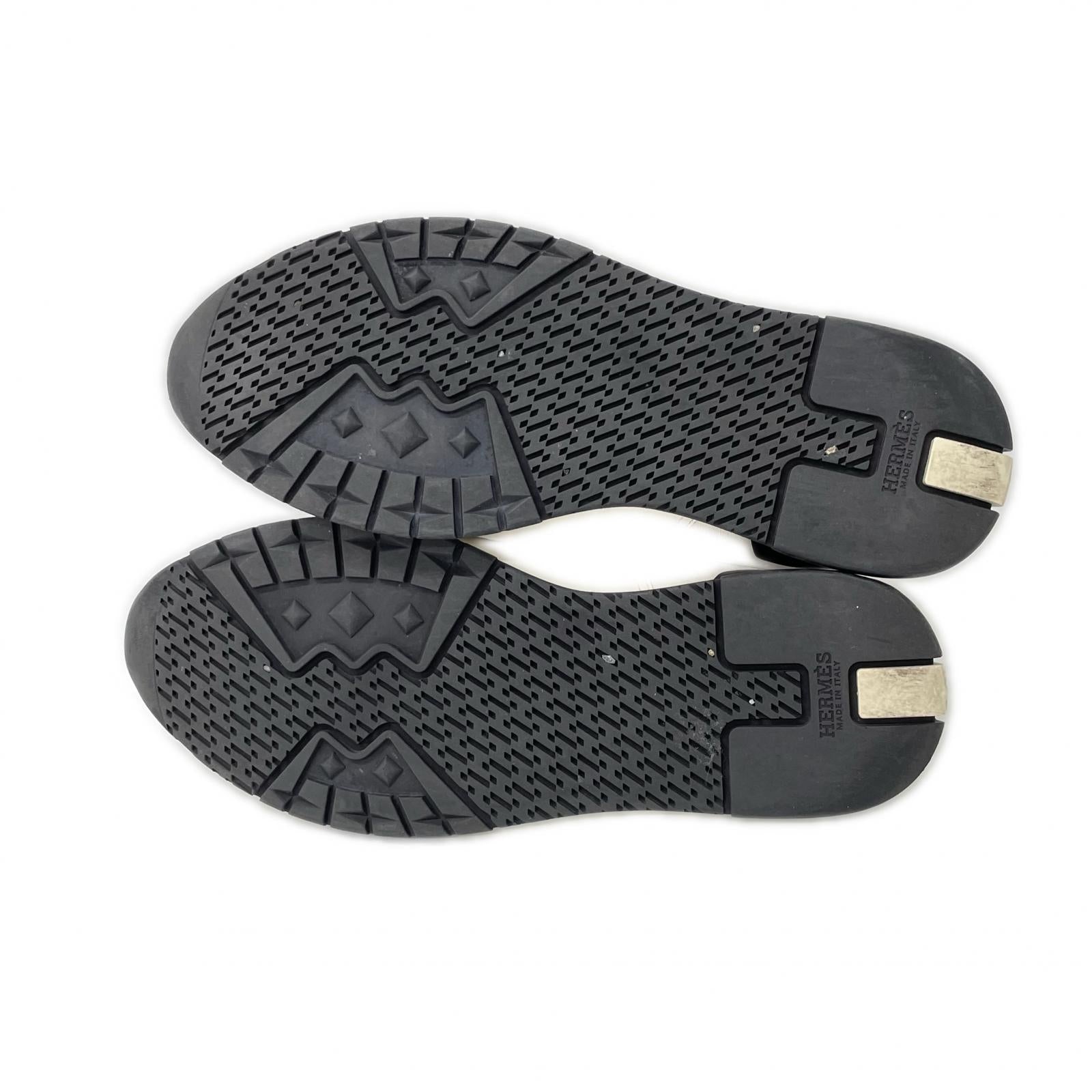 HERMES エルメス トレイル レザー スニーカー シューズ