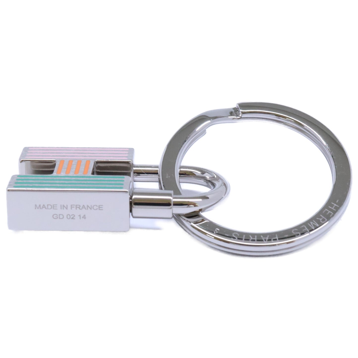 HERMES エルメス 【新品同様】カデナ クイズ レインボー キーリング